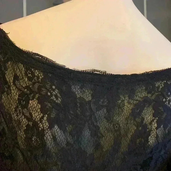 Unbranded Black Lace 3/4 Sleeve Plus Size Dresses for Women Size 8. - Picture 9 of 11